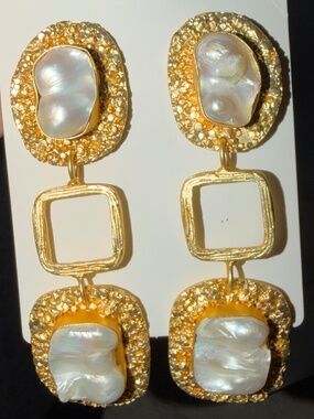 Pearl earrings